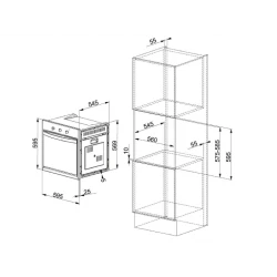 Cuptor electric incorporabil Franke CS 66 M XS-F ( 116.0534.495 ) flexmag.md