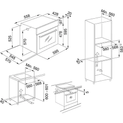 Духовка встраиваемая электрическая Franke FSM 86 H BK (116.0606.091) flexmag.md