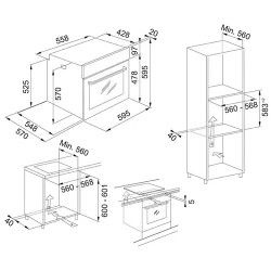 Духовка встраиваемая электрическая Franke FSM 86 H OY (116.0606.094) flexmag.md