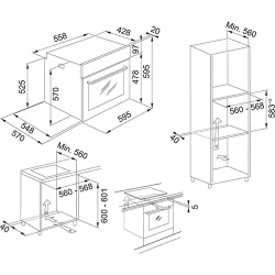 Cuptor electric incorporabil Franke FSM 97 P XS ( 116.0606.096 ) flexmag.md