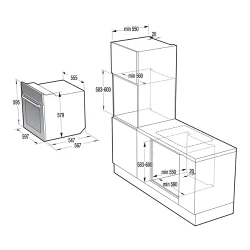 Духовка встроенная электрическая Gorenje BO 737 E24WG flexmag.md