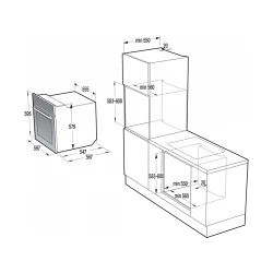 Духовка встроенная электрическая Gorenje BO 758 ORAB flexmag.md
