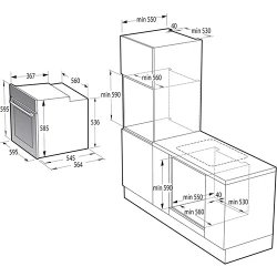 Cuptor electric incorporabil Gorenje GBF22ILPMF flexmag.md
