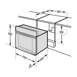 Cuptor electric incorporabil Hansa BOEI64190055 flexmag.md