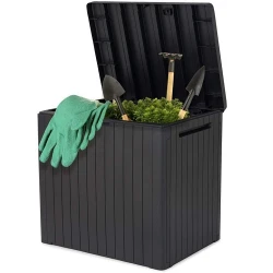 Ящик садовый для хранения Keter City Storage Box 113L Anthracite (246941) flexmag.md