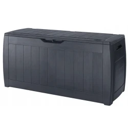 Ящик садовый для хранения Keter Hollywood 270 л Graphite (247310) flexmag.md