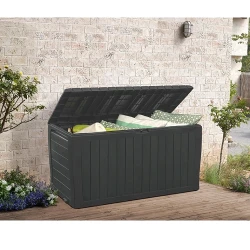 Ящик садовый для хранения Keter Marvel Plus Storage Box 270L Anthracite (230417) flexmag.md