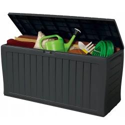 Ящик садовый для хранения Keter Marvel Plus Storage Box 270L Anthracite (230417) flexmag.md
