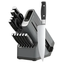 Cutit Set Ninja Foodi StaySharp Knife Block with Integrated Sharpener flexmag.md