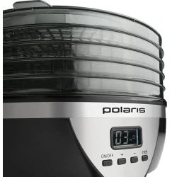 Дегидратор для фруктов Polaris PFD 2605D, Черный | Серый flexmag.md
