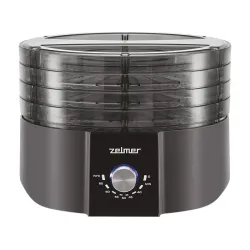 Deshidrator de fructe Zelmer ZFD1004 Negru flexmag.md