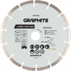 Disc de taiat cu diamant Graphite 57T314 flexmag.md