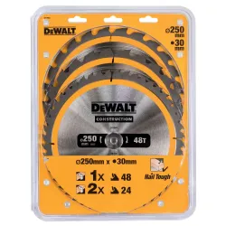 Диск для резки дерева 3 шт. DeWALT DT1963-QZ flexmag.md
