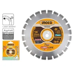Disc de taiere cu diamant pentru asfalt Ingco DMD033553 flexmag.md