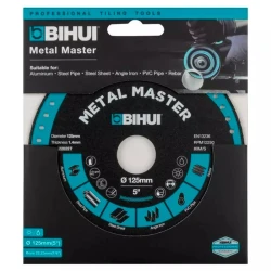 Disc taiere metal Bihui DSBC125 flexmag.md