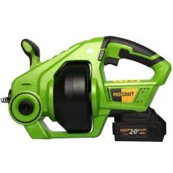 Dispozitiv cu acumulator pentru desfundat scurgeri Procraft PCD20 flexmag.md