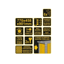 Шкаф для инструментов Vorel 58539 flexmag.md