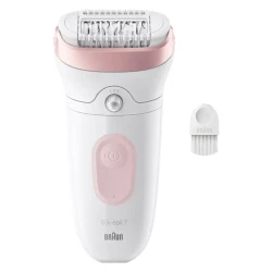Эпилятор Braun SE7000, белый - розовый flexmag.md