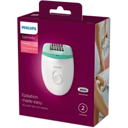 Epilator Philips BRE245-00, Alb-Verde flexmag.md