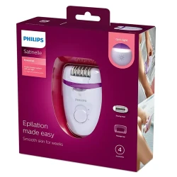 Epilator Philips BRE275-00, Alb | Violet flexmag.md