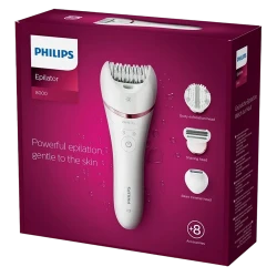 Epilator Philips BRE735-00, Alb - Roz flexmag.md