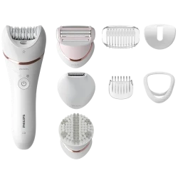 Эпилятор Philips BRE735-00, белый - розовый flexmag.md