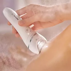 Epilator Philips Series 8000 BRE700-00, Alb flexmag.md