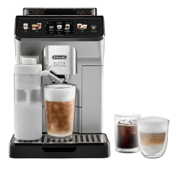 Espressor automat DeLonghi ECAM450.65.S, Otel Inoxidabil, Negru flexmag.md