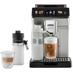 Espressor automat DeLonghi ECAM450.65.S, Otel Inoxidabil, Negru flexmag.md