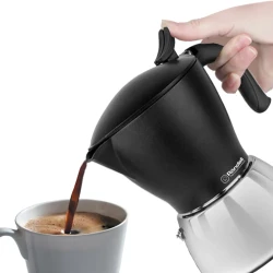 Эспрессо-кофеварка Rondell Geyser RDS-1304, серого цвета flexmag.md