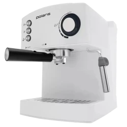Espressor manual Polaris PCM1527, 850 W, Alb flexmag.md