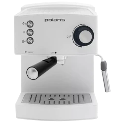 Espressor manual Polaris PCM1527, 850 W, Alb flexmag.md
