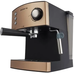 Espressor manual Polaris PCM1527E, 850W, Auriu flexmag.md