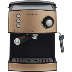Espressor manual Polaris PCM1527E, 850W, Auriu flexmag.md