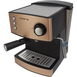 Espressor manual Polaris PCM1527E, 850W, Auriu flexmag.md