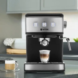 Ручной эспрессо машина VITEK VT-8470, 850 Вт, черный flexmag.md