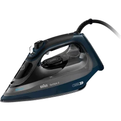 Утюг Braun SI 9682 DB, 3200 Вт, Черно-синий flexmag.md