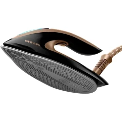Утюг с парогенератором Philips GC9682-80, черный - золотой flexmag.md