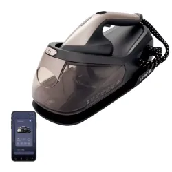 Fier de calcat cu generator de abur Polaris PSS2002K Pro Negru - Auriu flexmag.md