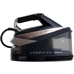 Fier de calcat cu generator de abur Polaris PSS7590K Negru - Auriu flexmag.md