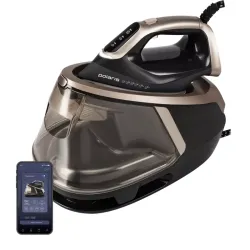 Fier de calcat cu generator de abur Polaris PSS8010K Negru - Auriu flexmag.md