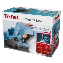 Утюг с парогенератором Tefal SV6140E0, 2200 Вт, черно-серый flexmag.md