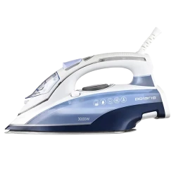 Fier de calcat Polaris PIR3074SG, 3000W, Albastru | Alb flexmag.md