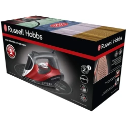 Fier de calcat Russell Hobbs 25090-56, 2600W, Black Red flexmag.md