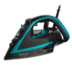 Fier de calcat Tefal FV8066E0, 3000W, Negru-Turcoaz flexmag.md