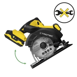 Пила циркулярная аккумуляторная Trotec PCSS1020 flexmag.md