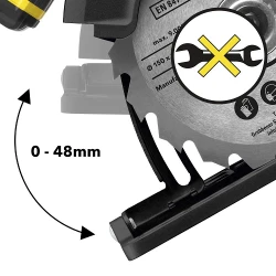 Пила циркулярная аккумуляторная Trotec PCSS1020 flexmag.md