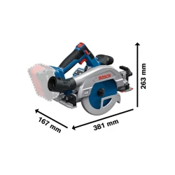 Пила циркулярная аккумуляторная Bosch GKS 18V-57-2 G (B06016C1000) (без аккумулятора) flexmag.md