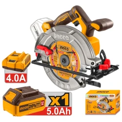 Пила циркулярная аккумуляторная Ingco CSLI18513 flexmag.md