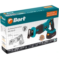 Fierastrau cu sabie cu acumulator Bort BRS-18Li-FD flexmag.md